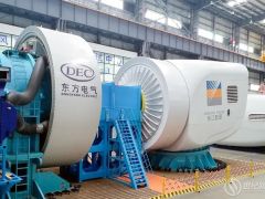 東方風電自主研發(fā)首臺7兆瓦海上抗臺風型風電機組完成總裝